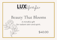 Load image into Gallery viewer, LUX Gift Cards: Give Calm, Give Glow