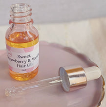 Load image into Gallery viewer, LUX Bloom 🌸 Strawberry Vanilla Hair Oil