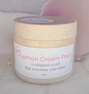 Lemon Cream Pop whipped body scrub