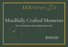 Load image into Gallery viewer, LUX Gift Cards: Give Calm, Give Glow
